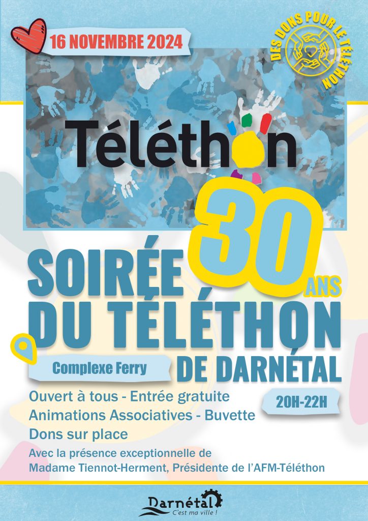 Soirée 30 ans du Téléthon de Darnétal !