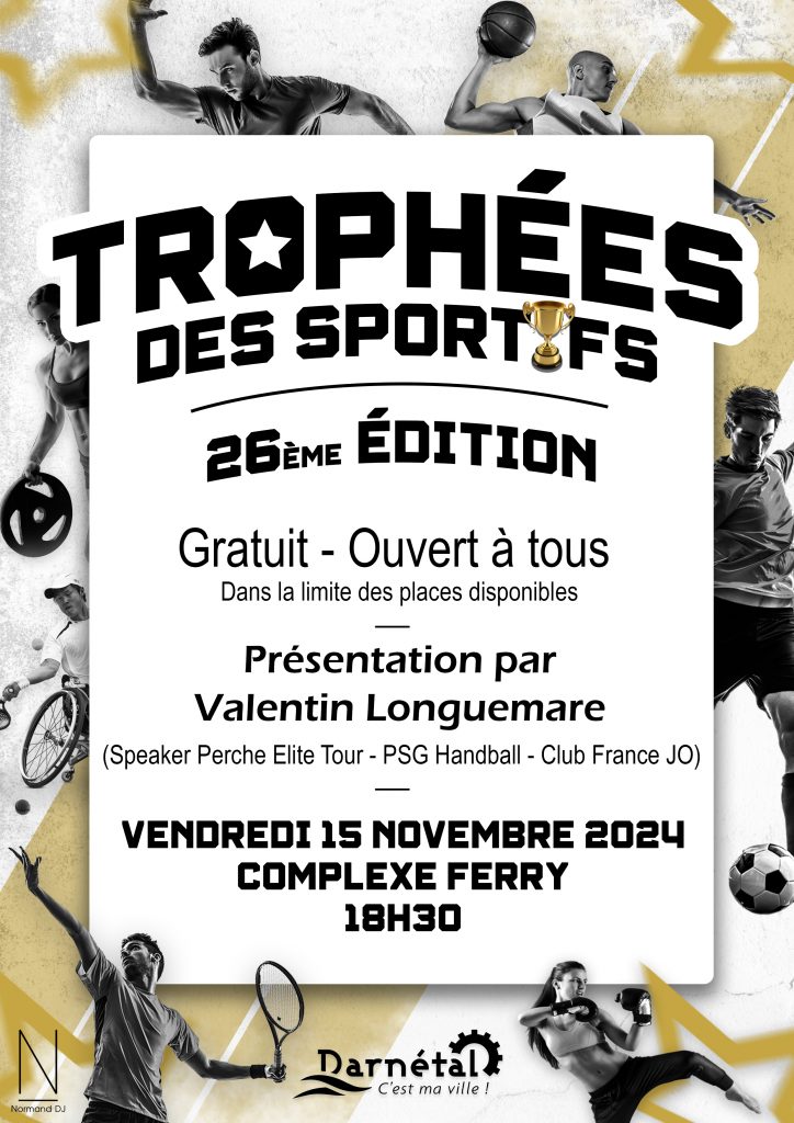 Trophées des sportifs, 26ème Édition !