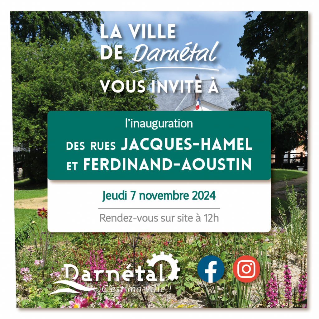 Inauguration des rues Jacques-Hamel et Ferdinand-Aoustin